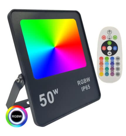 foco proyector rgbw