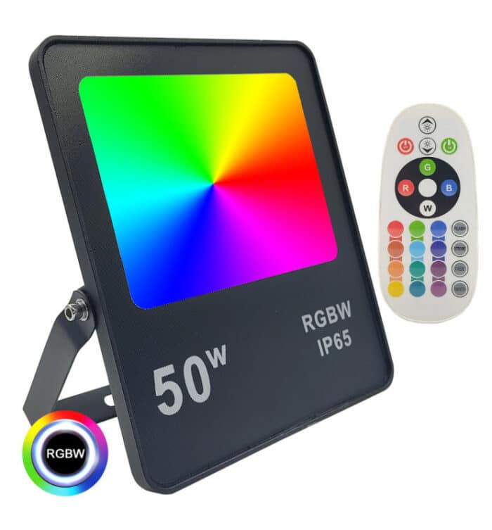 foco proyector rgbw