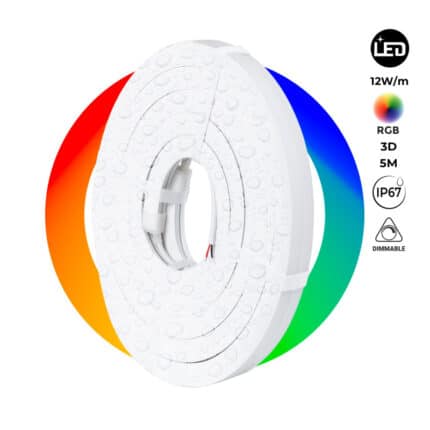 Neón LED flexible RGB 3D