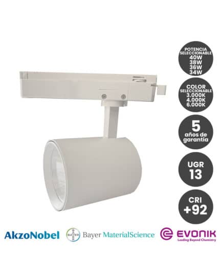 Foco LED Potencia Seleccionable